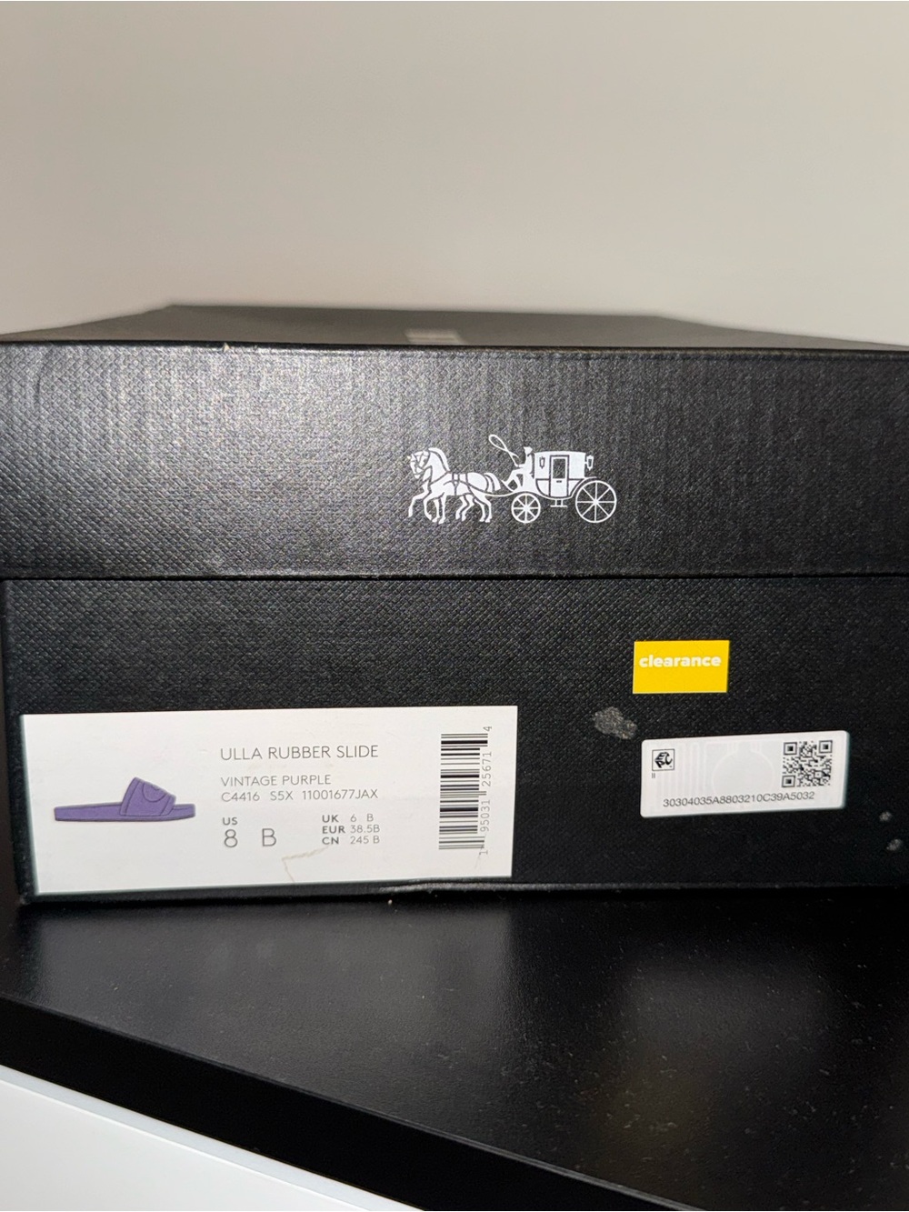Coach Lavender Purple Logo Slide Sandals - Picture 4 of 4